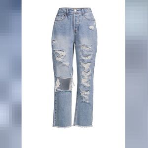 Distressed 90 Boyfriend Jeans